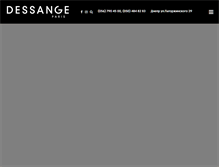 Tablet Screenshot of dessange.dp.ua